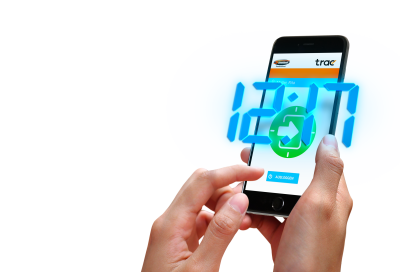 trac auf einem Smartphone